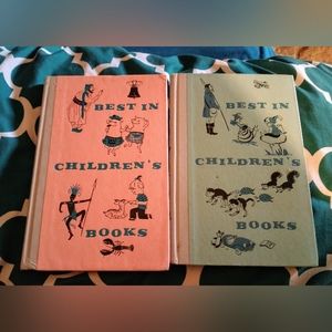 2 Vintage Best in Children's Story Books     2/24